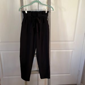 Albion black high waisted pants